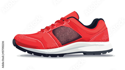 Professional Sport Shoe Vector on White Background