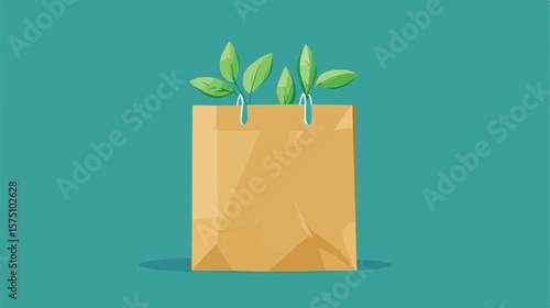 Eco-friendly Biodegradable Product Vector Illustration for Marketing Materials