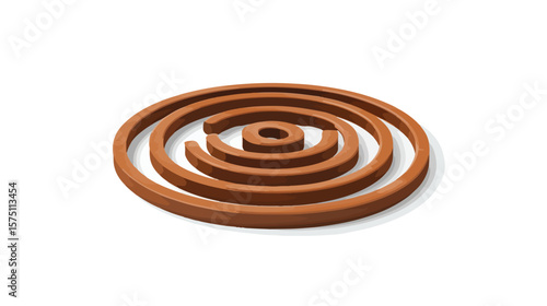 Modern Mosquito Coil Vector Design for Pest Control Marketing