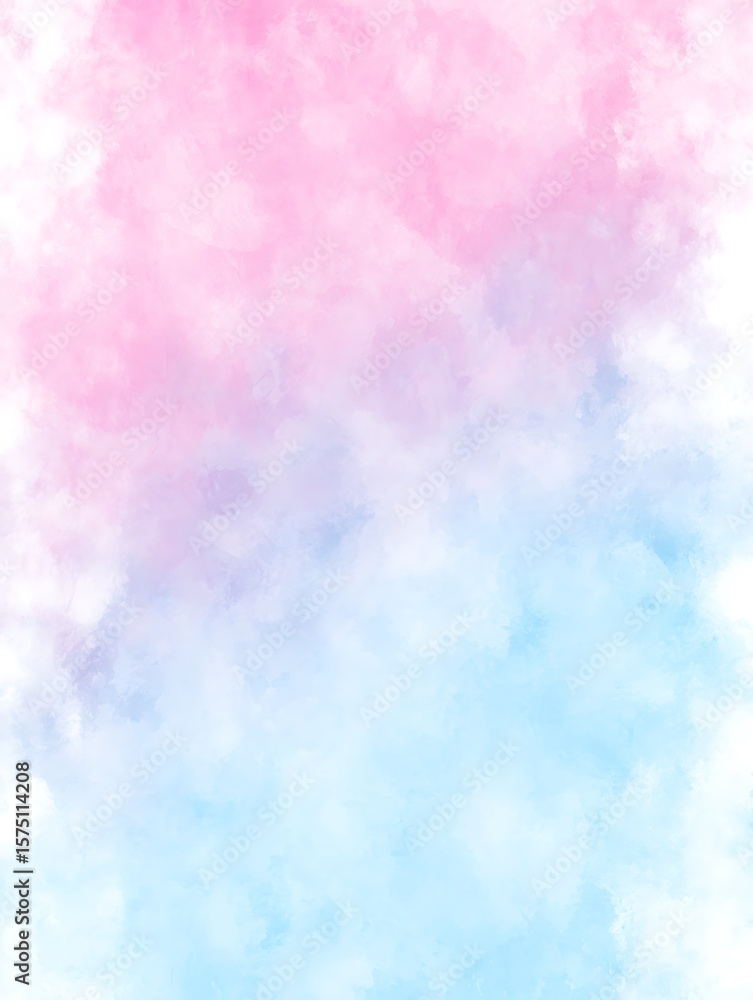 Pastel watercolor wash pink blue gradient Pastel watercolor wash pink blue gradient