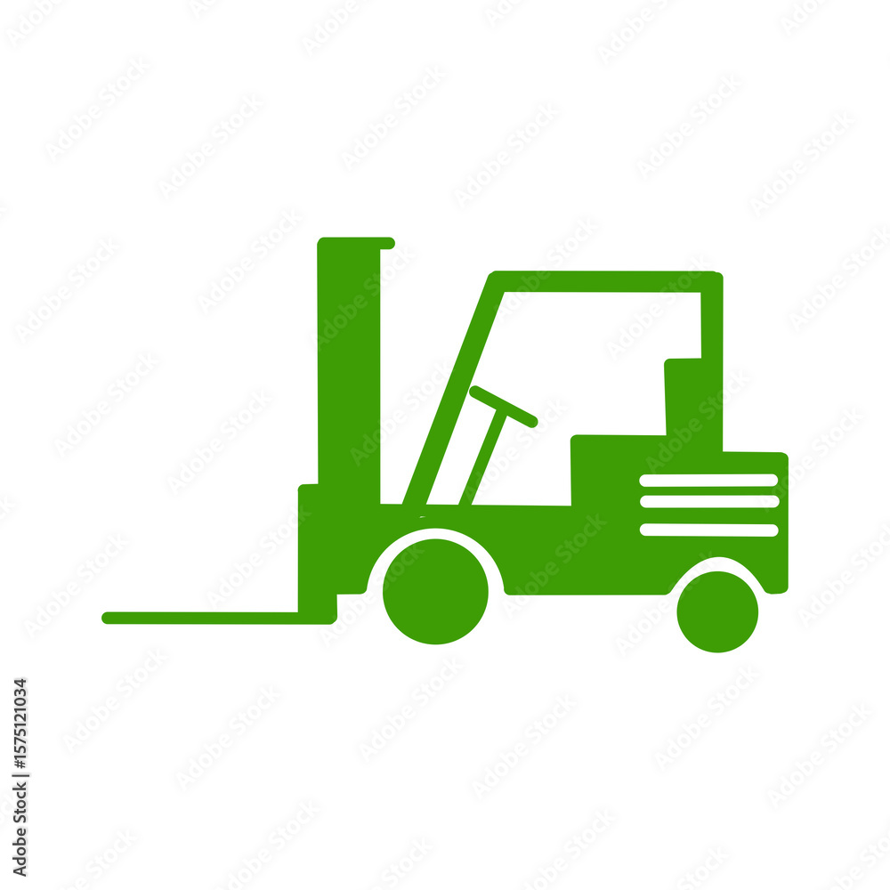 Naklejka premium Forklift Icon/フォークリフトのアイコン