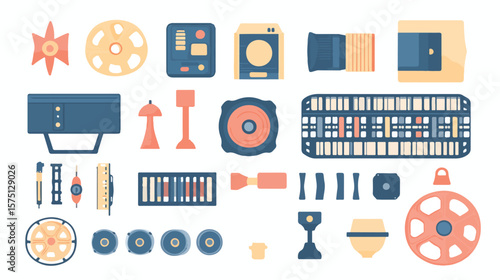 Cinematic Film Strip Vector Illustration for Graphic Designers