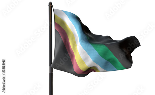 Original Disability Pride Flag - Disability Visual Artwork.