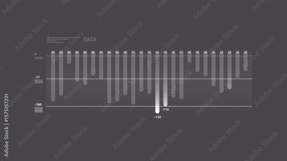 Dynamic Data Visualization: Animated Bar Graph Displaying Fluctuating Values Over Time Dynamic Data Visualization: Animated Bar Graph Displaying Fluctuating Values Over Time