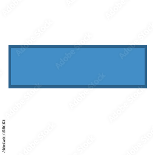 Free Download Blue Rectangle SVG - GFXLoad