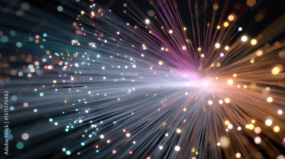 Fototapeta premium Download speed impacts productivity by minimizing wait times for large file transfers. 