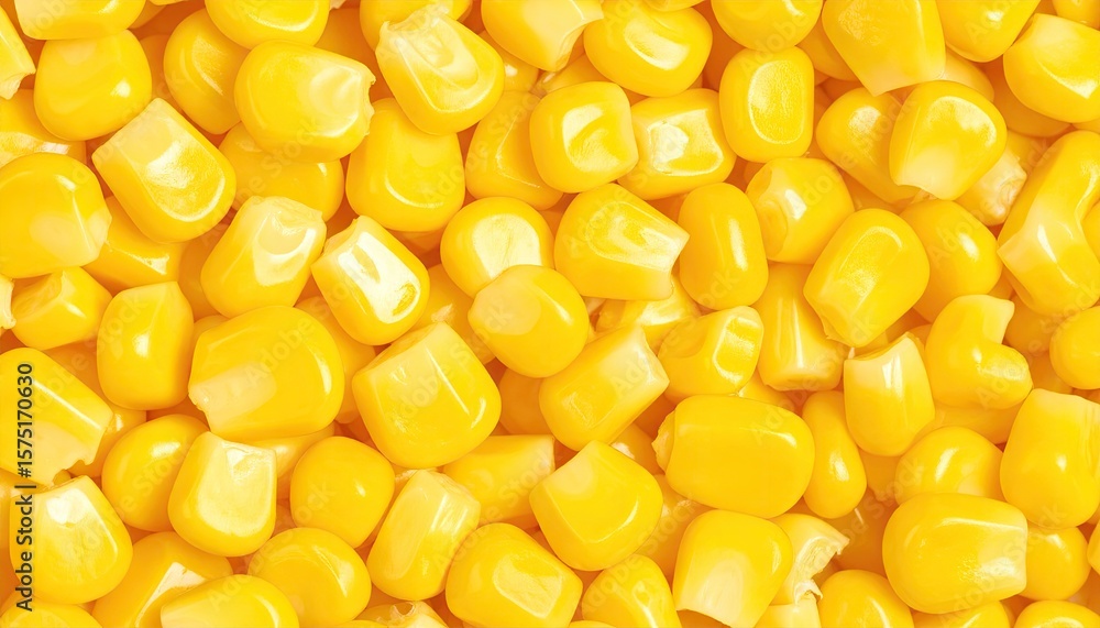 Close-up of yellow corn kernels Close-up of yellow corn kernels