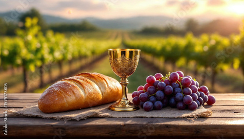 wine and grapes
