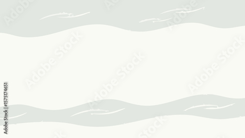 Gentle waves forming a soothing and clean aesthetic design with subtle details