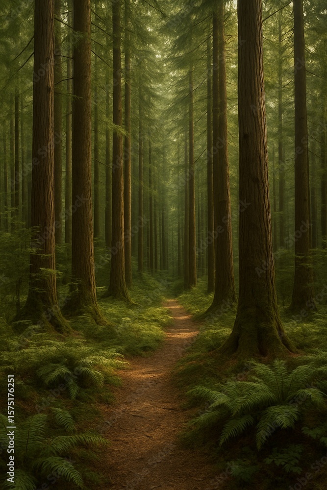 Obraz premium path in the forest.