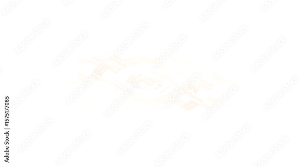 Fototapeta premium Light Ripple on Water Surface with Transparent Background 