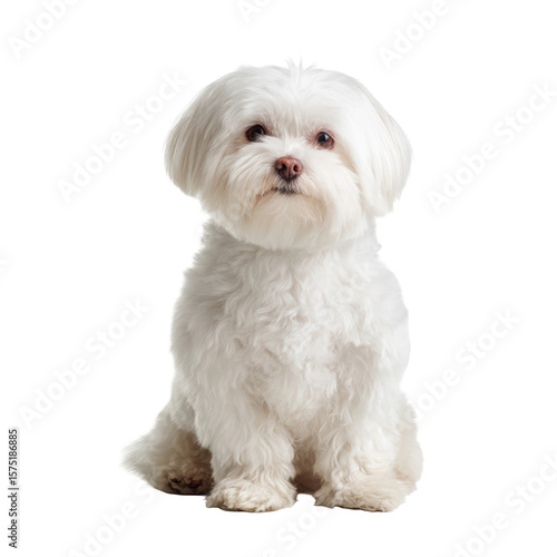 White Maltese Dog Photo Stock PNG Transparent