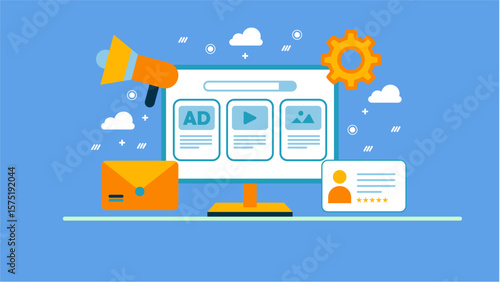 Digital Marketing Campaign Management with Ad Content Creation and Customer Feedback Integration