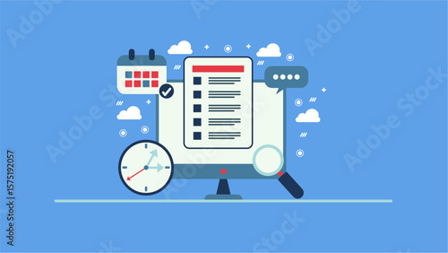 Online Task Management and Project Planning with Time Tracking and Research Tools