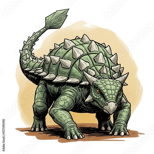 Ankylosaurus dinosaur