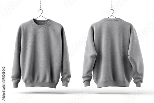 Grey sweatshirt mockups