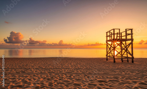 sunset at the beach
