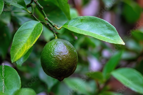 Wallpaper Mural Lime on a branch Torontodigital.ca