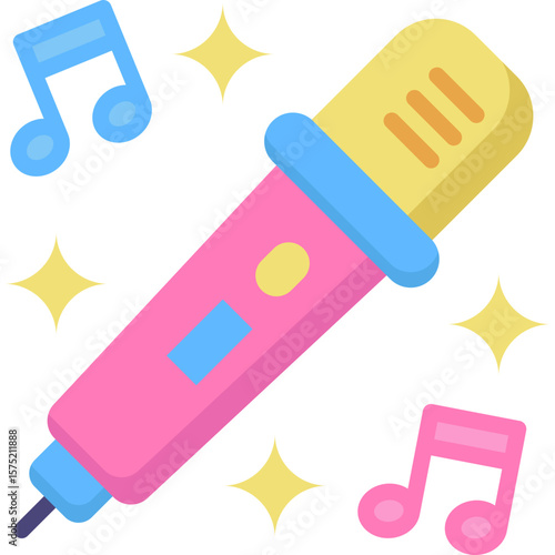 Karaoke Flat Icon