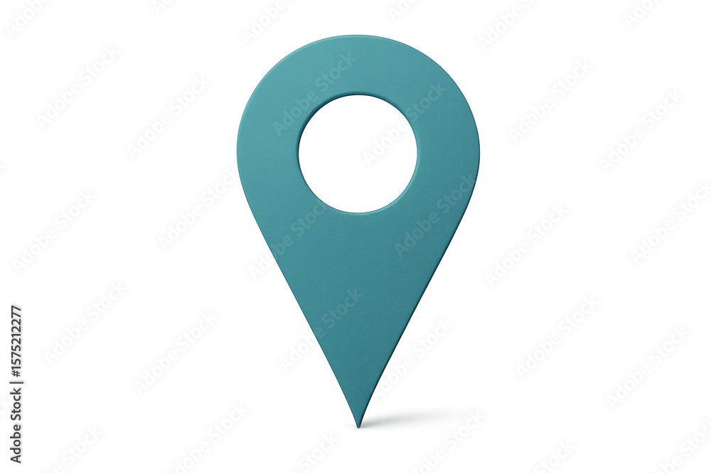 Location pin marking precise geographic point, glowing against clear backdrop, supporting digital wayfinding and mapping interfaces Location pin marking precise geographic point, glowing against clear backdrop, supporting digital wayfinding and mapping interfaces