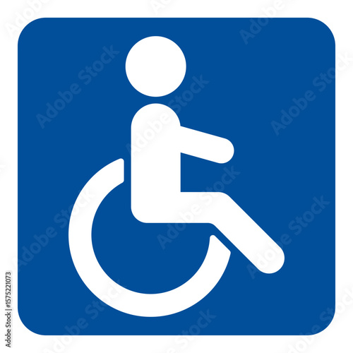 Handicap parking sign