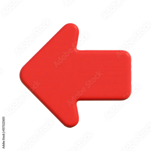 3d red arrow