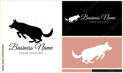 Dog Logo Design Variations. (2)