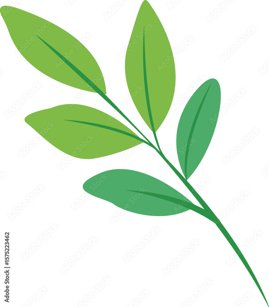 Naklejka premium 나뭇잎