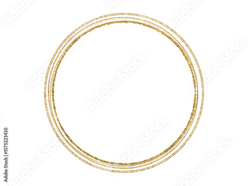 金色の円・丸：フレーム素材
