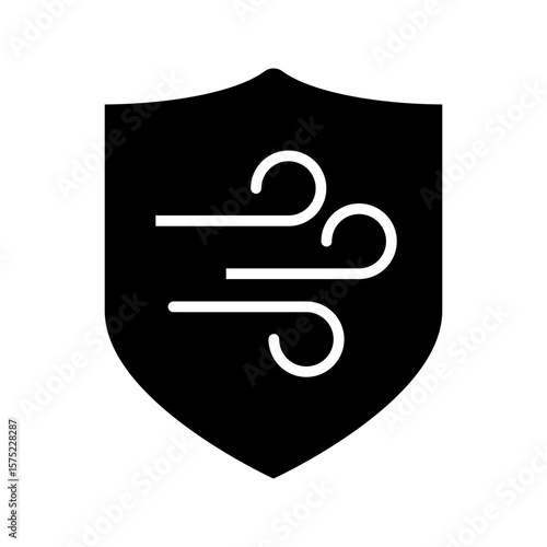 windy season icon. weather icon. eps vector