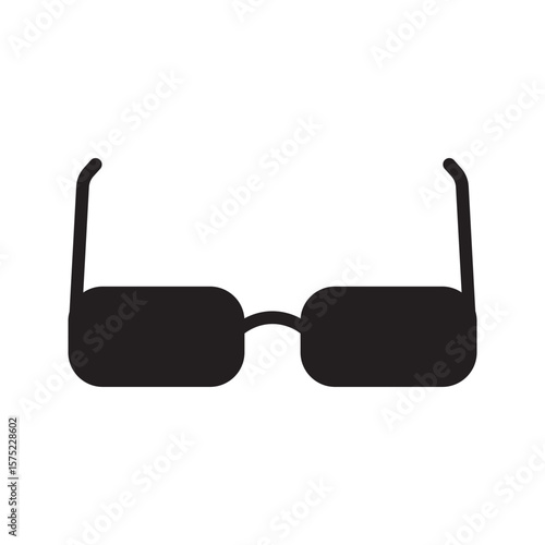 Glasses icon. Sunglasses silhouette. Eyeglass frame icon collection. Fashion glasses icon. Different shape frames. Vector illustration.