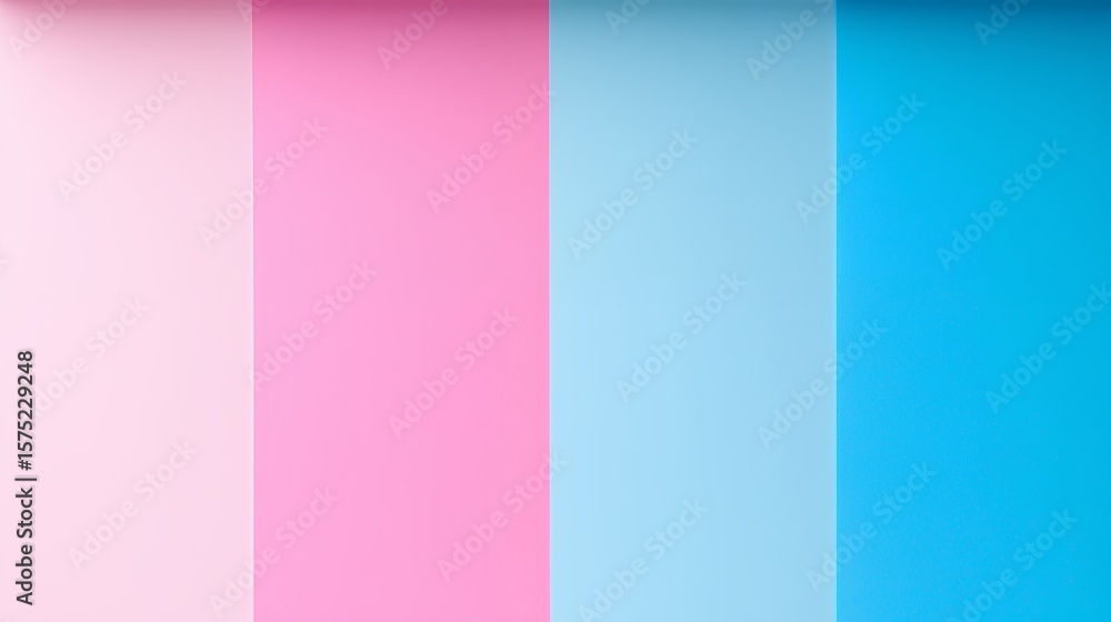 Fototapeta premium Pastel Pink and Blue Vertical Stripes Background Texture