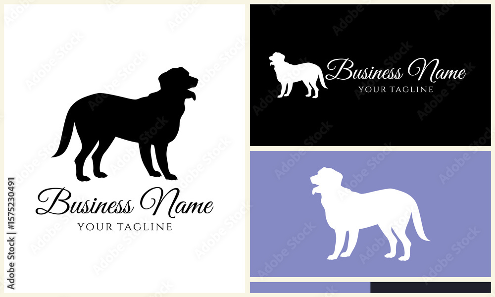 Obraz premium Dog Logo Designs. (1)