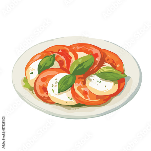 Caprese Salad vector