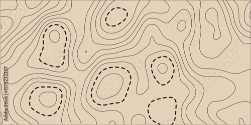 Vintage contour mapping. Natural printing illustrations of maps. Abstract red  yellow background with wave motif. Landscape geodesy topographic map background. Grey topographic lines. Texture of lines