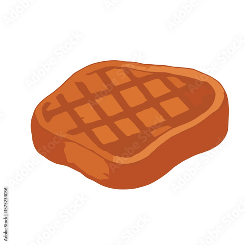 Grilled Steak vector