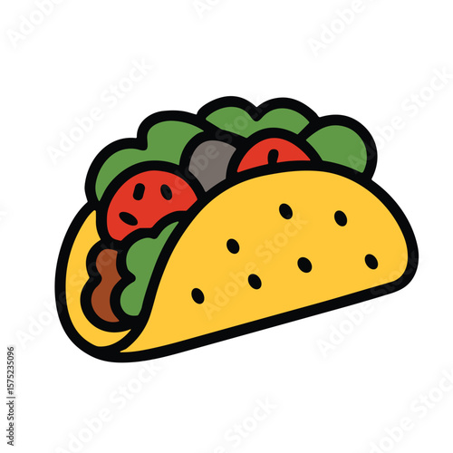Taco vector