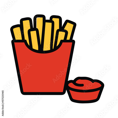 French Fries vector