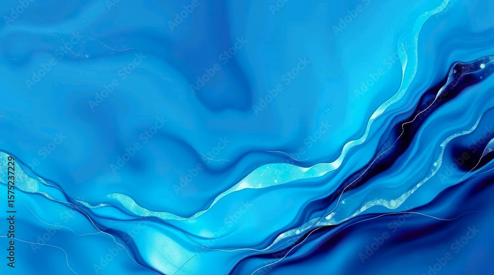 Obraz premium Merge glossy waves