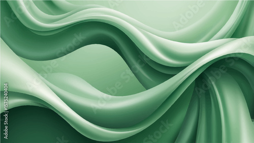 Abstract flowing blue wave background with smooth silky texture and soft dynamic design