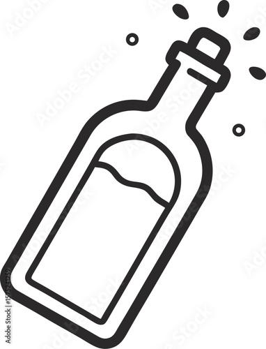 bottle of champagne