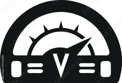Electric Vehicle Thin Line Icon - Editable Stroke