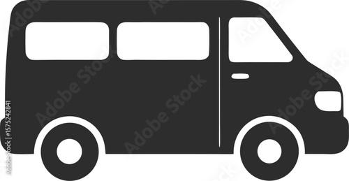 Van transporter vector icon
