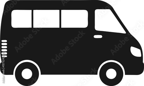 Van transporter vector icon
