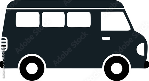 Van transporter vector icon
