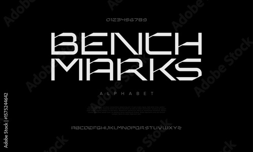 Bold futuristic font with sharp angles, ideal for gaming, tech, and sci-fi projects