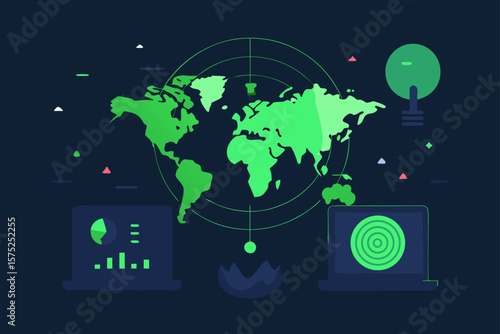 global communication concept