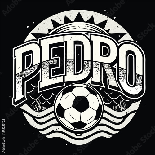 Winged soccer ball design for competitive sport championships.