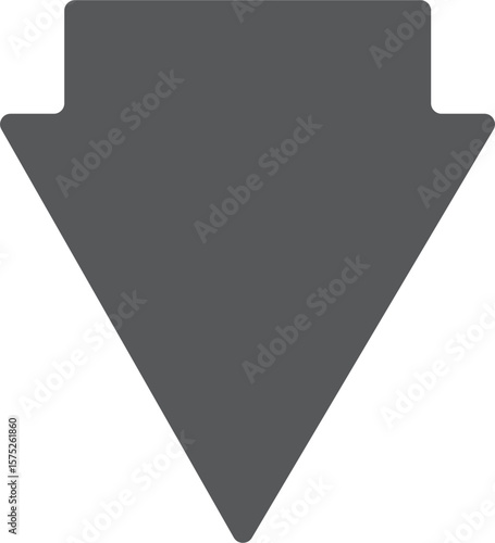 Arrow Icon Vector flat design style.download icon