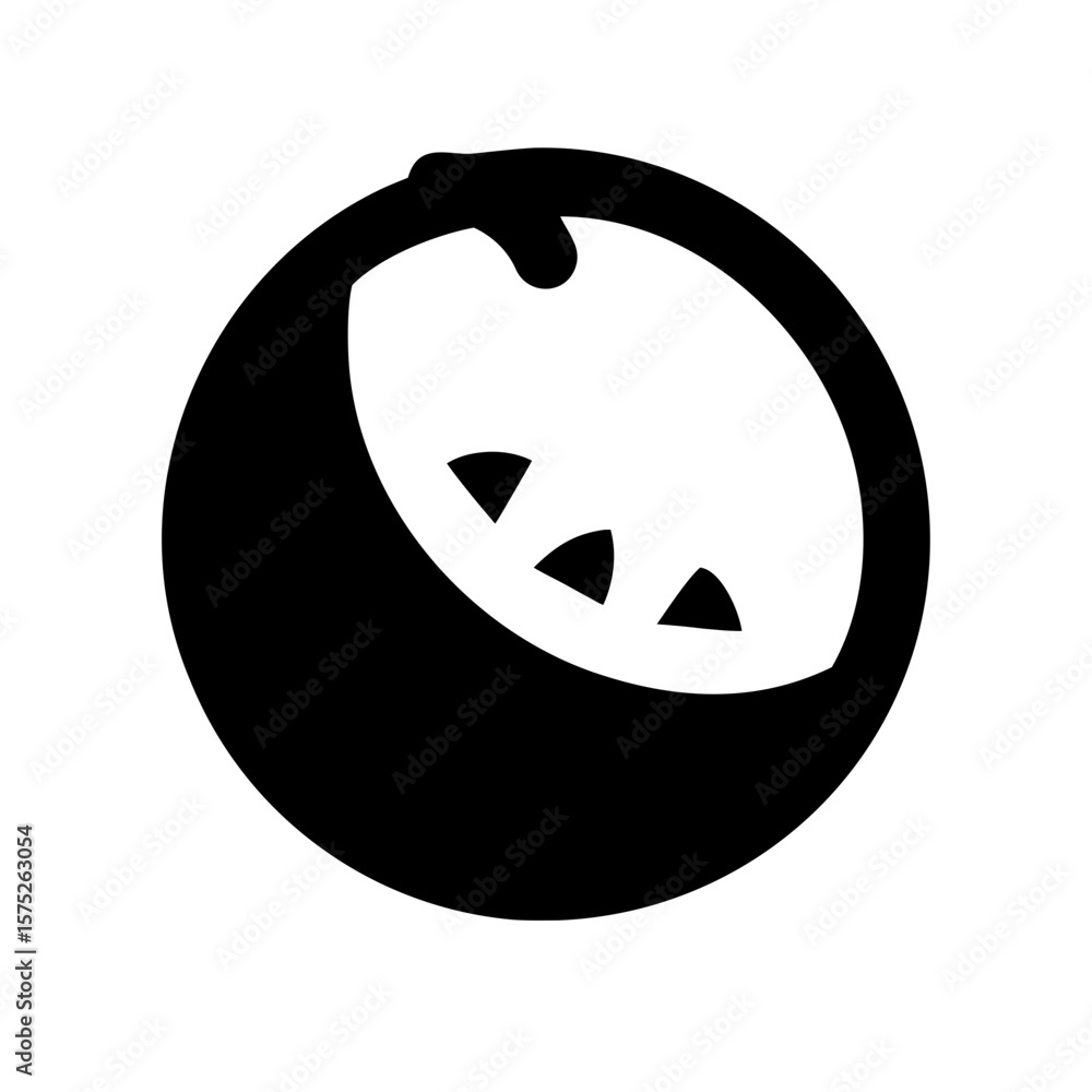 Fototapeta premium cantaloupe icon 